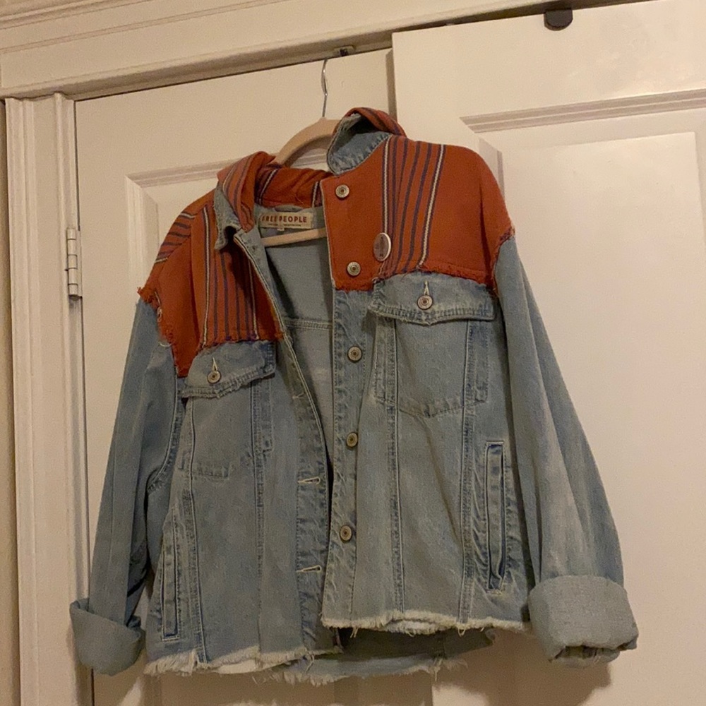 Light wash denim jacket